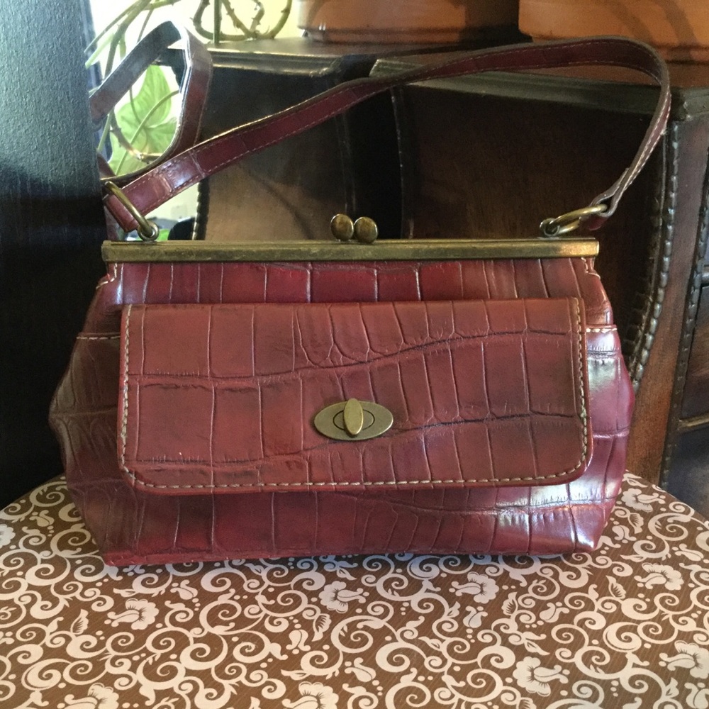 Nine West red evening bag